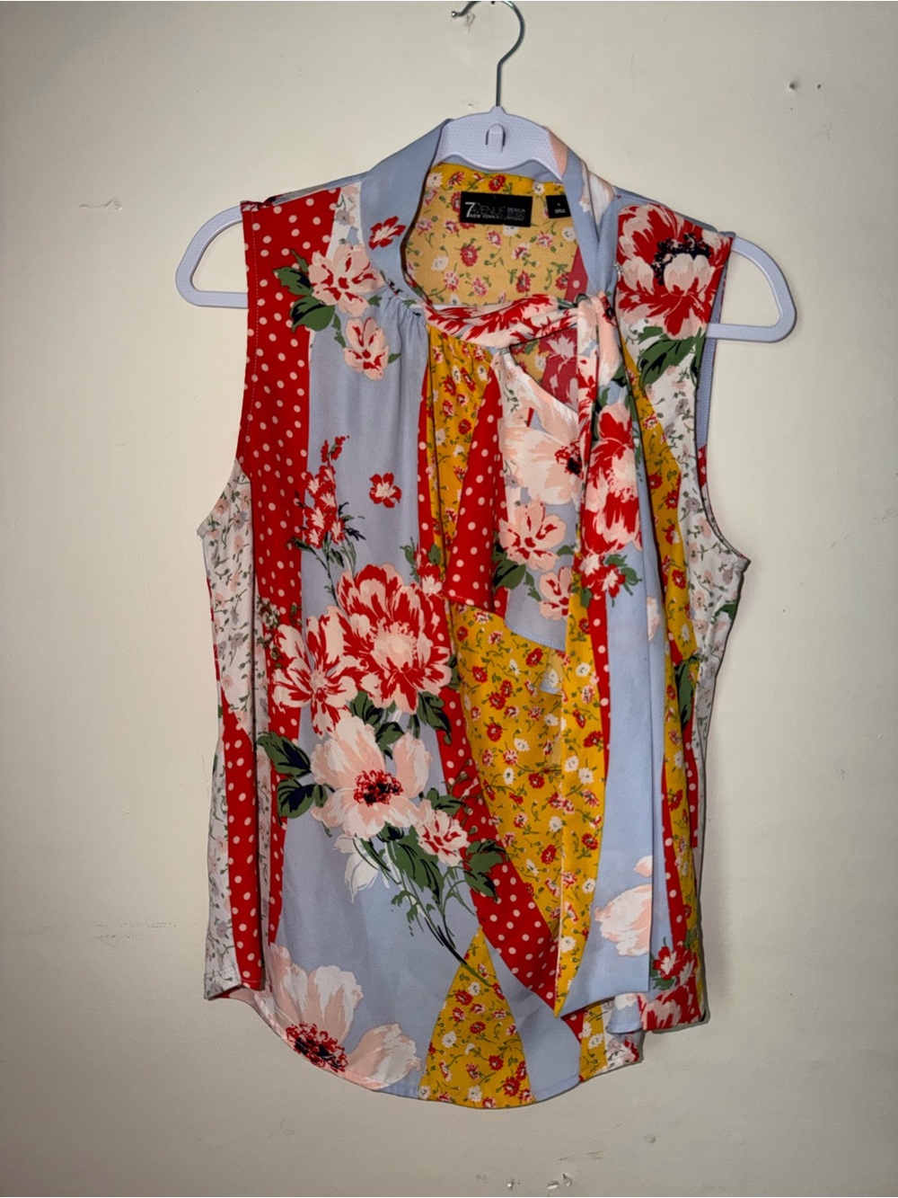 7th avenue New York & Company Floral Sleeveless Blouse | Women’s Small